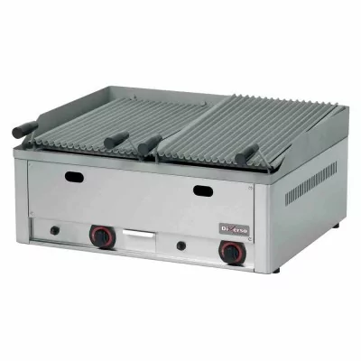 DIVERSO - Grill pierre de lave 1 module 8 kW 