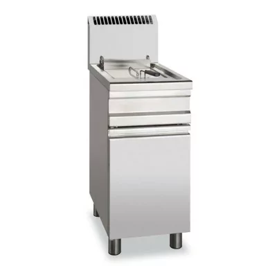 MBM - Friteuse gaz sur coffre professionnelle, 1 cuve 17,5 L