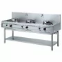 DIAMOND - Fourneau wok gaz, 3 feux (3x 13 kW)