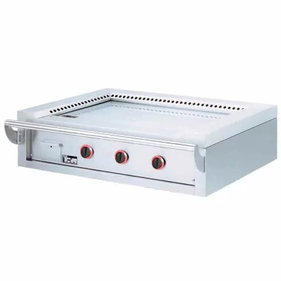 DIAMOND - Plaque Teppanyaki gaz 3 zones (3x 7 kW) de table Top