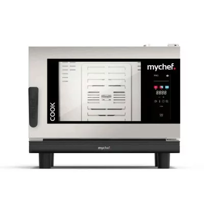 MYCHEF - Four mixte autonettoyant COOK PRO 4 GN 1/1 ferrage à droite