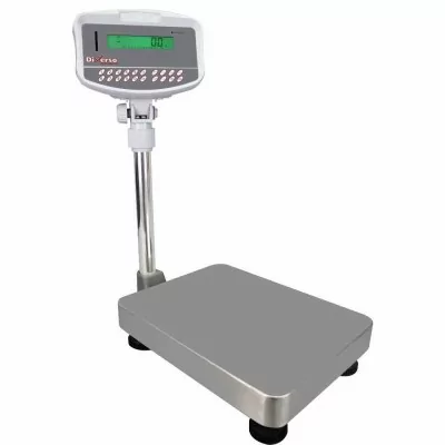 DIVERSO - Balance inox avec colonne portée 32 kg précision d'affichage 1 g