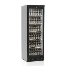 TEFCOLD - Armoire à boisson 372 L - 1 porte noire vitrée