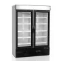 TEFCOLD - Armoire à boisson noir 1079 L 2 portes vitrées