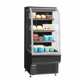 TEFCOLD - Vitrine réfrigérée libre service basse noire 150 L