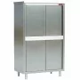 DIAMOND - Armoire haute inox largeur 2000 mm avec portes coulissantes