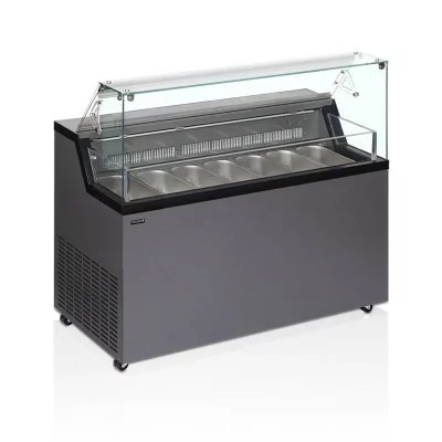 TEFCOLD - Vitrine à glace capacité 7 bacs Napoli 5 L