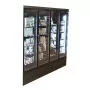 SEDA - Vitrine murale libre service 4 portes double vitrage