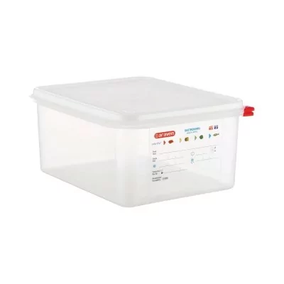 ARAVEN - Lot de 4 boîtes alimentaires GN 1/2 10L thermorésistantes 