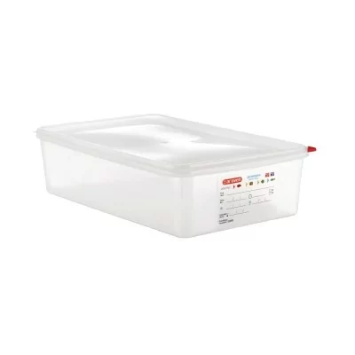 ARAVEN - Lot de 4 boîtes alimentaires GN 1/1 13,7L thermorésistantes 