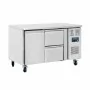 POLAR - Table réfrigérée positive inox 1 porte 2 tiroirs, capacité 171 L