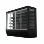 SEDA - Vitrine libre-service 4 niveaux, largeur 1955 mm, Gamme Sapphire All Black