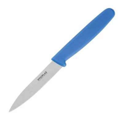 HYGIPLAS - Couteau d'office bleu 7,5 cm