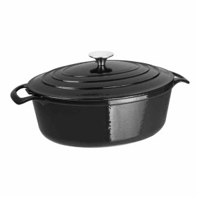 VOGUE - Cocotte ovale noire 5L