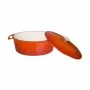 VOGUE - Grande cocotte ovale orange 6L