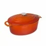 VOGUE - Grande cocotte ovale orange 6L