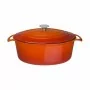 VOGUE - Grande cocotte ovale orange 6L