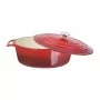 VOGUE - Grande cocotte ovale rouge 6L