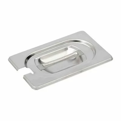 GASTRO M - Couvercle inox avec encoche GN 1/9 