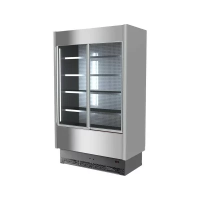 SEDA - Vitrine murale positive Vulcano 60PC, froid ventilé, largeur 1600 mm