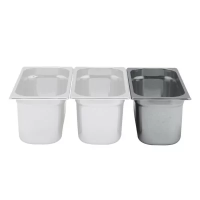 L2G - Bac gastro inox, capacité GN 1/3 hauteur 55 mm