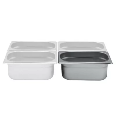 L2G - Bac gastro inox, capacité GN 1/4 hauteur 20 mm