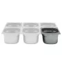 L2G - Bac gastro inox, capacité GN 1/6 hauteur 65 mm