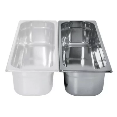 L2G - Bac gastro inox, capacité GN 2/4 hauteur 65 mm