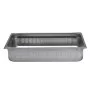 L2G - Bac gastro inox perforé, capacité GN 2/1 hauteur 100 mm