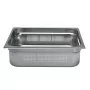 L2G - Bac gastro inox perforé, capacité GN 2/3 hauteur 65 mm