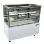 ATOSA - Vitrine droite avec service arrière blanche 400 L