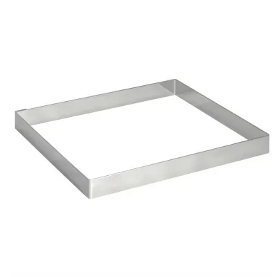 DE BUYER - Cercle à tarte carré inox 200 x 20mm