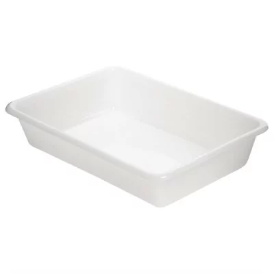 ARAVEN - Bac alimentaire peu profond transparent 485mm