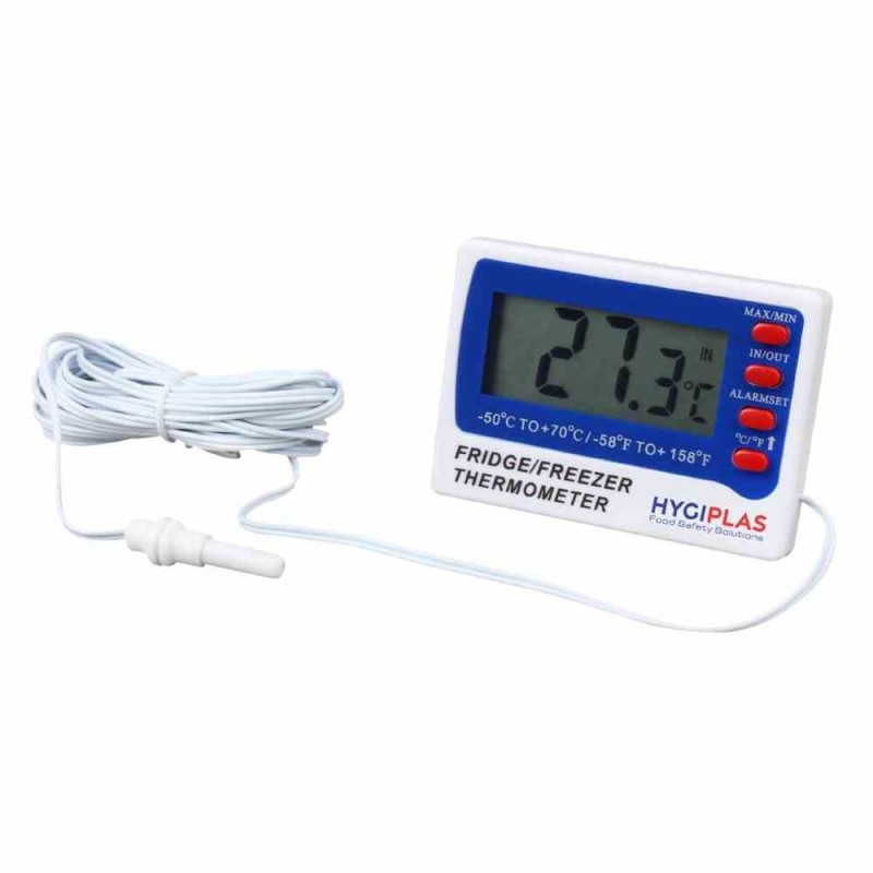 Thermomètre à frigo et congélateur plastique - 30°C à + 25°C - Thermomètre  - Plastibac