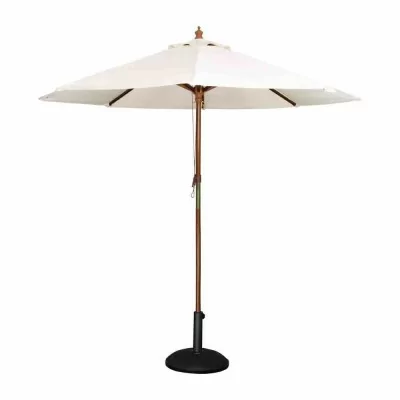 BOLERO - Parasol rond écru 2,5m