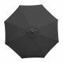 BOLERO - Parasol rond noir 3m