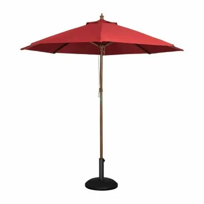 BOLERO - Parasol rond 3m rouge