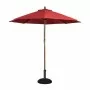 BOLERO - Parasol rond 3m rouge