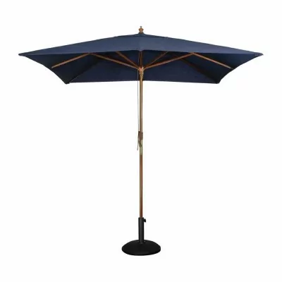 BOLERO - Parasol carré 2,5m bleu marine