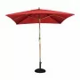 BOLERO - Parasol carré 2,5m rouge