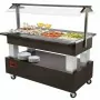 DIAMOND - Buffet réfrigéré 4 GN 1/1 wengé