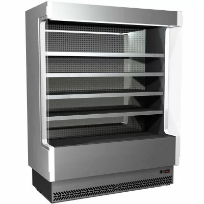 SEDA - Vitrine murale self-service Vulcano 80 inox 5 niveaux 1080 mm