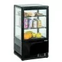 CASSELIN - Mini vitrine positive ventilée 58 L noire