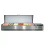 AFINOX - Vitrine réfrigérée GN 1/3 couvercle inox largeur 1450 mm