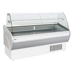 AFI - Vitrine bombée froid ventilé avec réserve 1290 x 931 mm