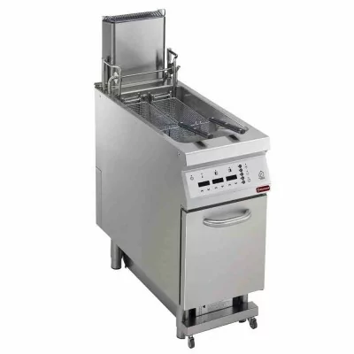 DIAMOND - Friteuse gaz digitale 23 L filtrage huile automatique