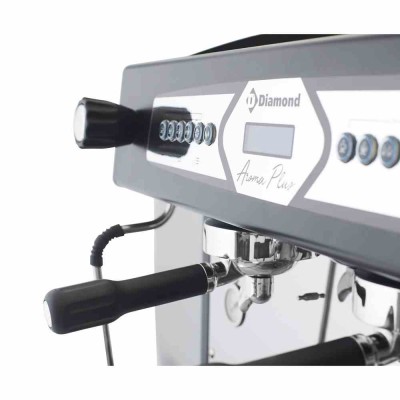 Machine à café profesionnelle 3 groupes, automatique (avec display) - noir  - Diamond - Machines à Café Professionnelles - référence AROMA/3EB -  Stock-Direct CHR