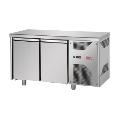 SEDA - Table froide positive inox 2 portes GN 1/1 groupe logé