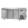 SEDA - Table froide positive inox 3 portes pleines GN 1/1 groupe logé