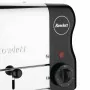 ROWLETT - Grille-pain 2 fentes noir avec grilles sandwich